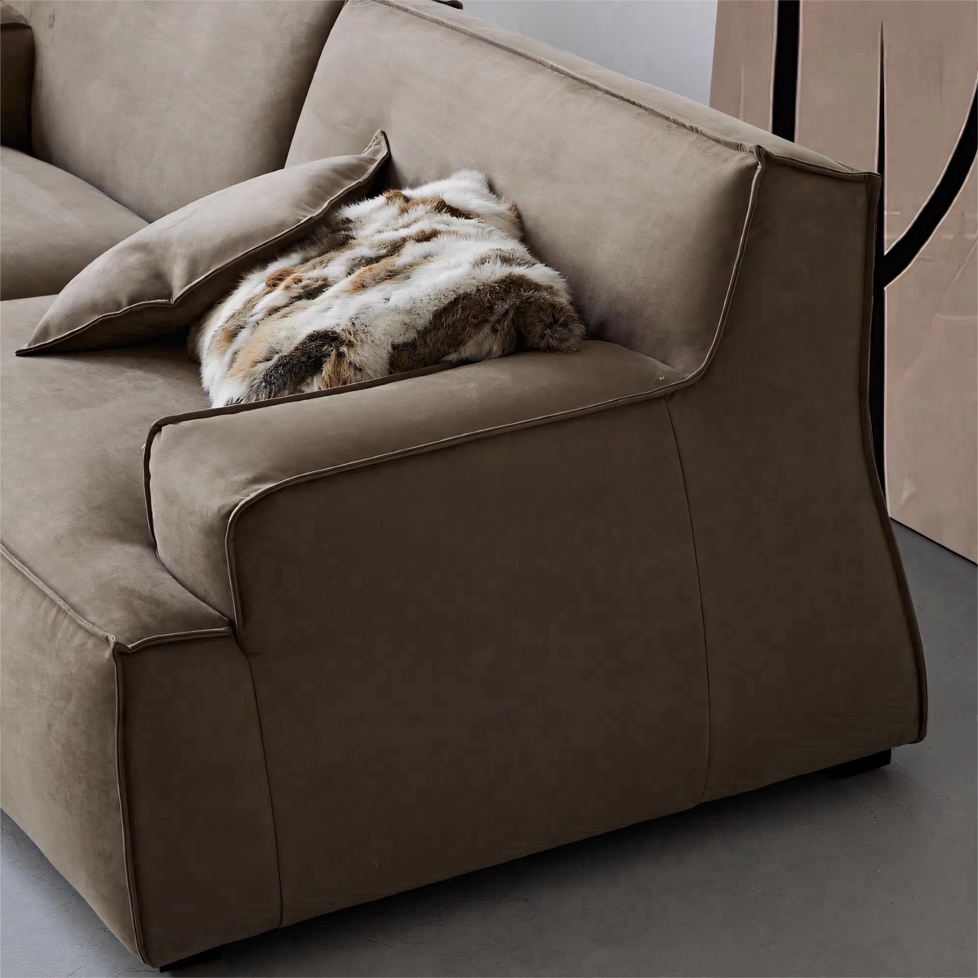 Grazi Fabric straight sofa