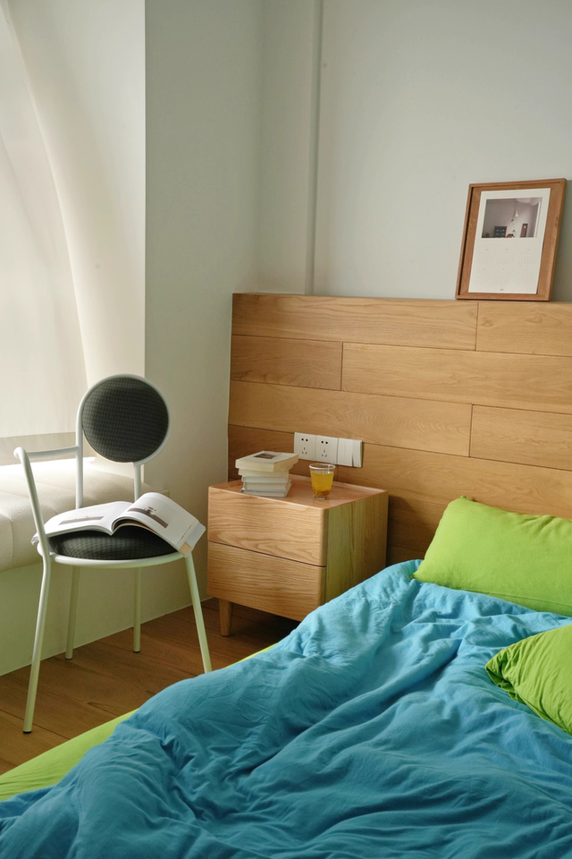 Cedarri 2pcs solid wood nightstands