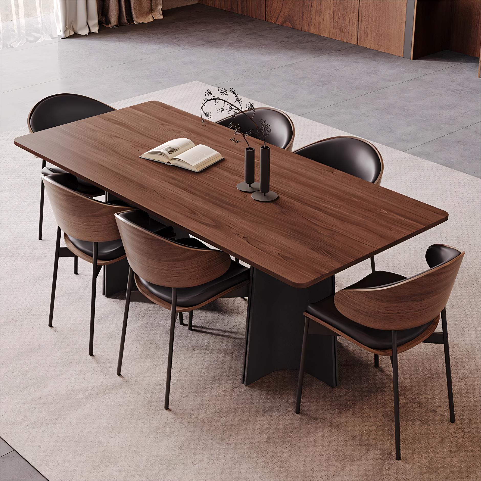 Solena Minimalist rectangular dining table