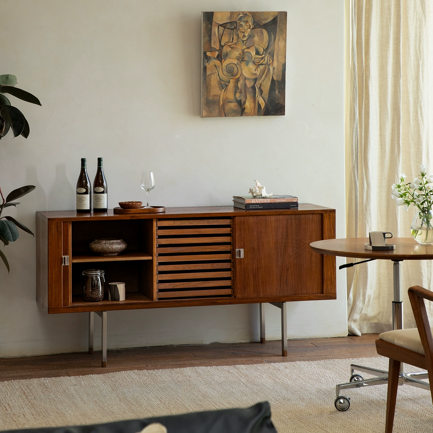 Nyphel Teak solid wood sideboard