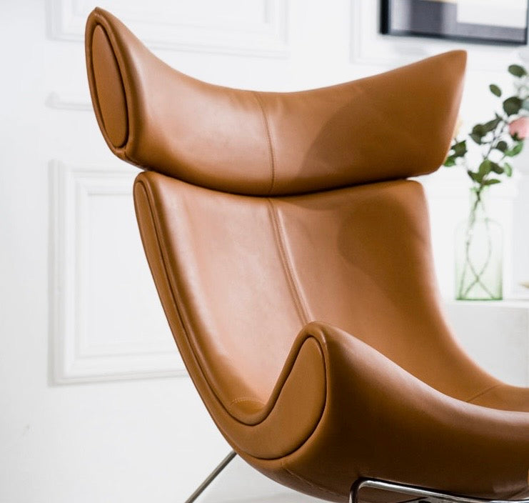 Lispona Leather accent chair