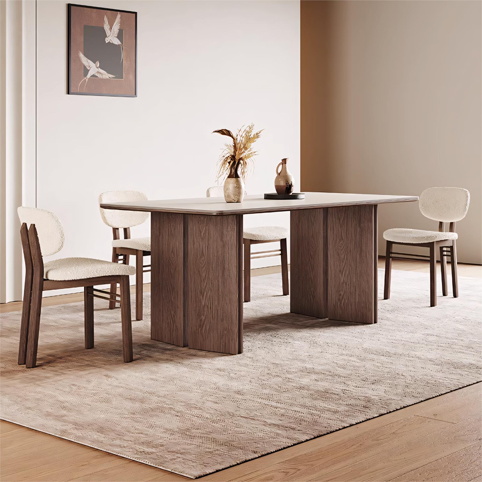 Duiba Sintered stone rectangular dining set