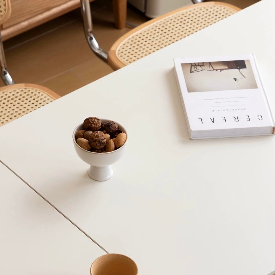 Elione Extendable sintered stone rectangular dining table