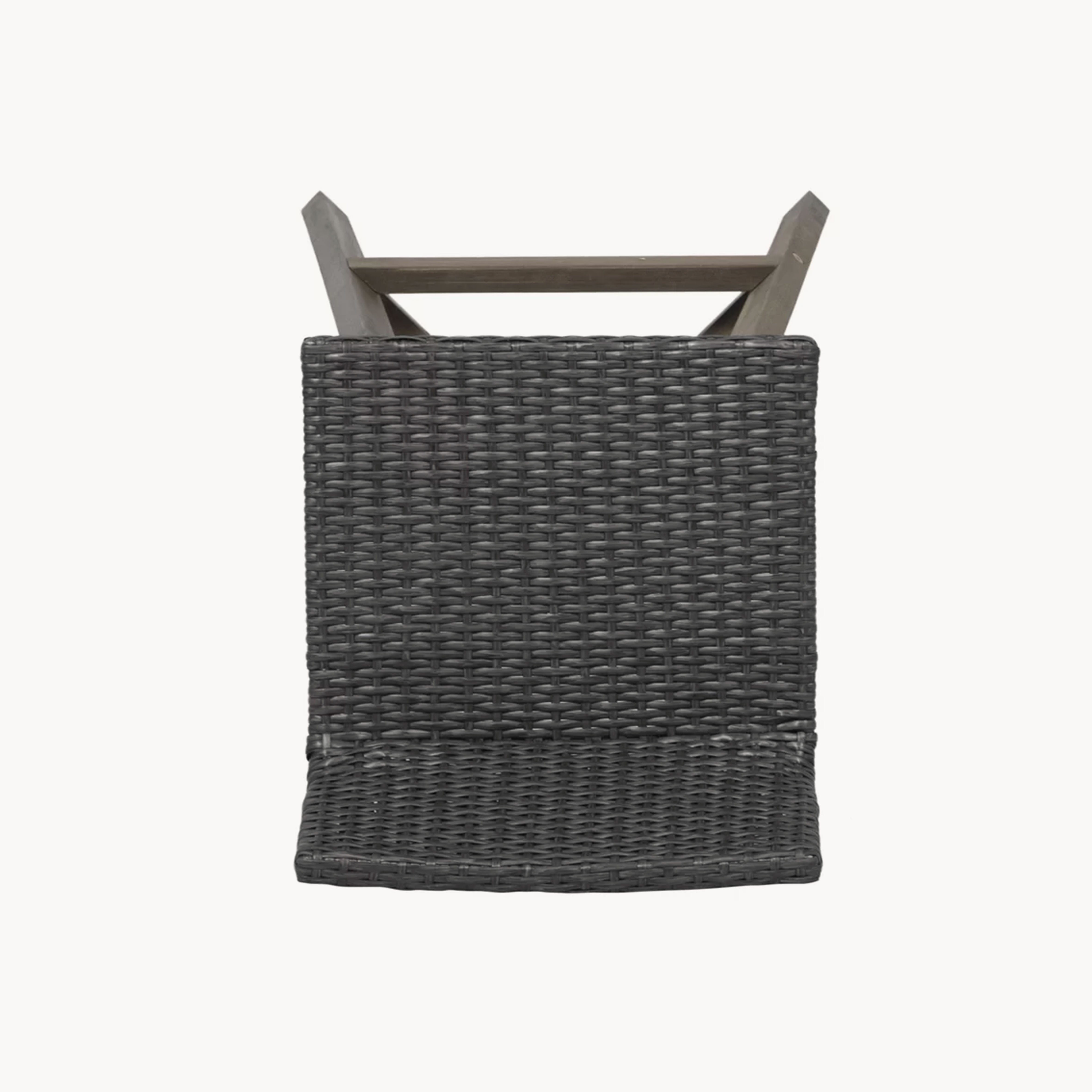 Lenoax Solid wood rattan bar stool