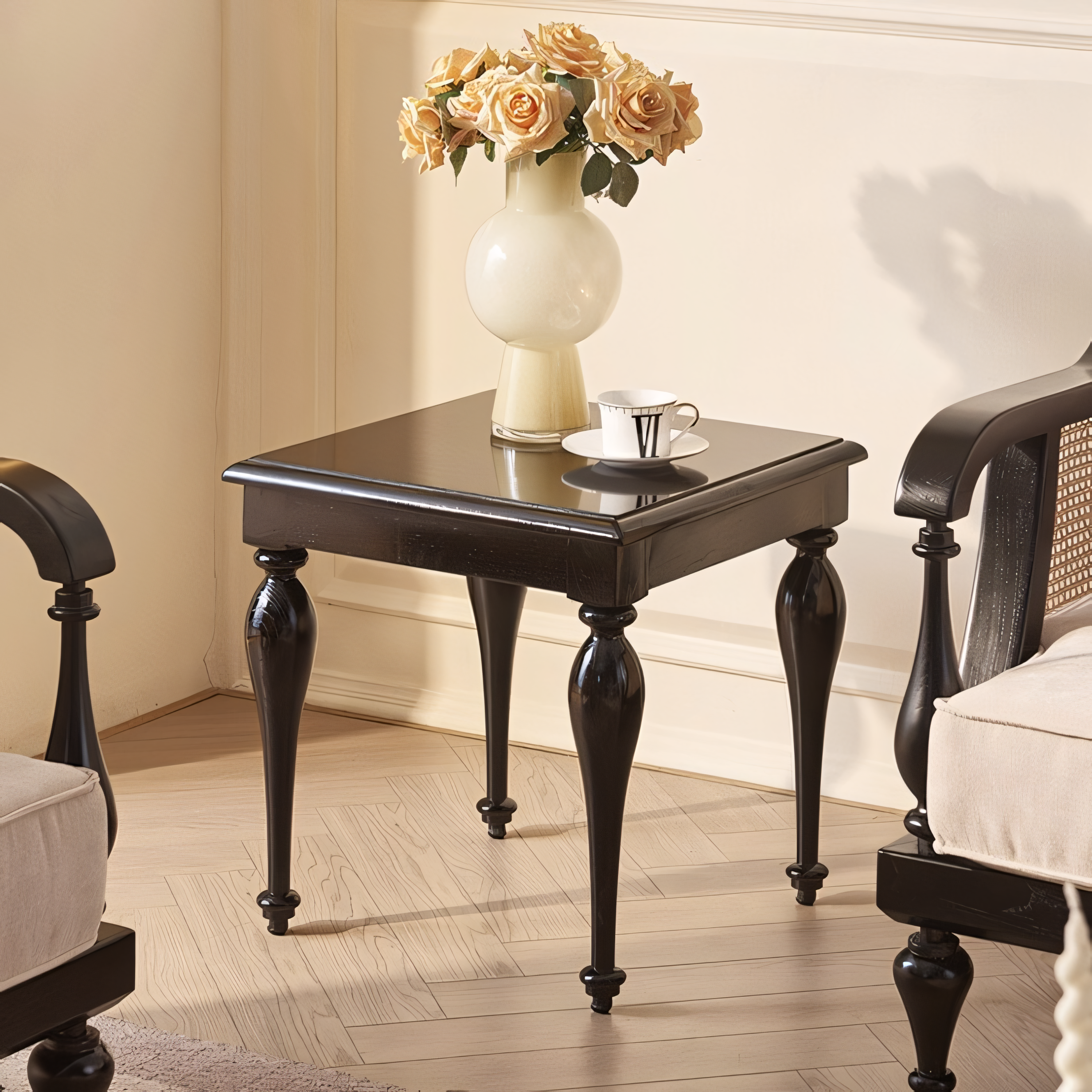 Cynare Solid wood side table
