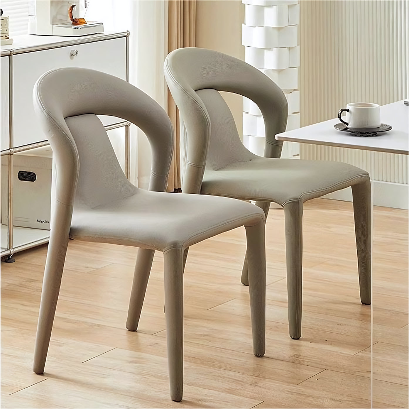 Haxie 2 pcs set-minimalist dining chair