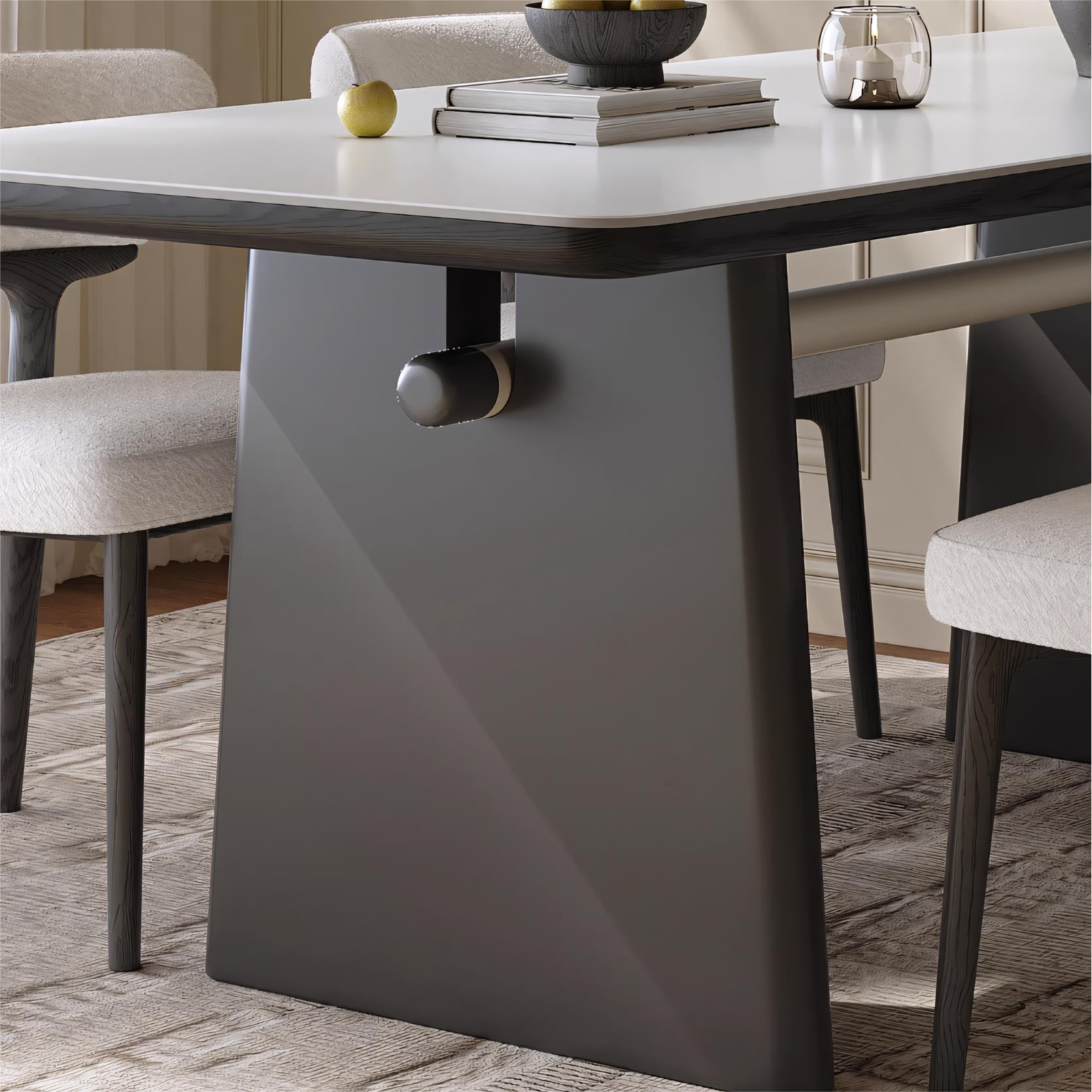 Timita Sintered stone rectangular dining table