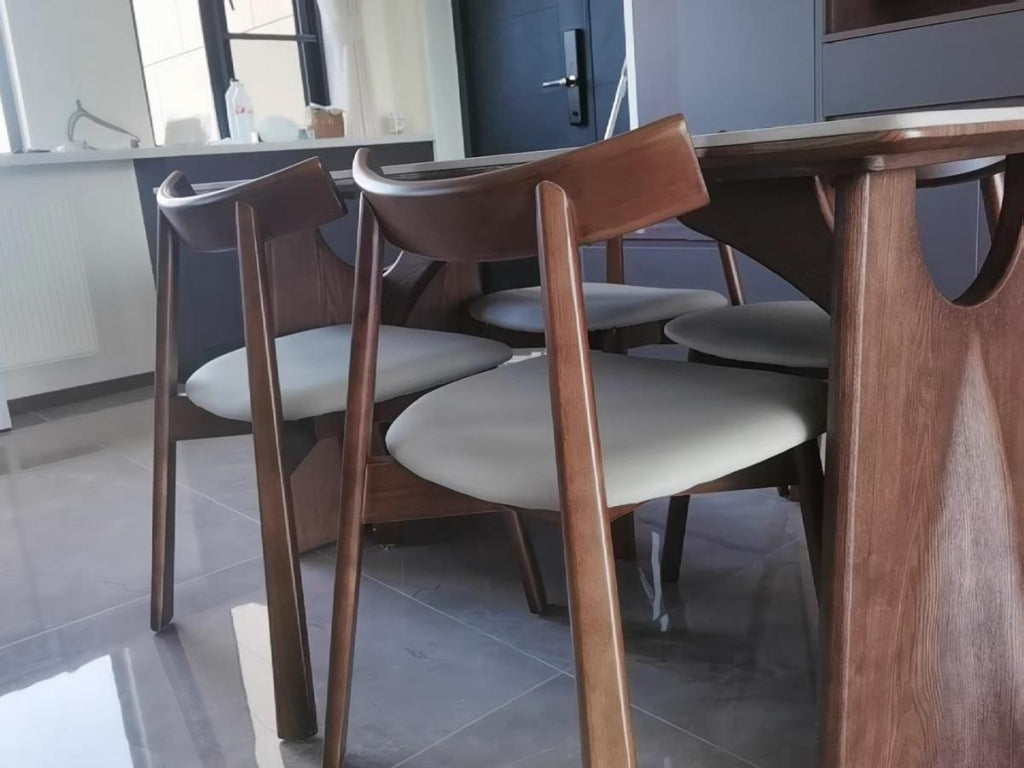 Yaleo Sintered stone rectangular dining set