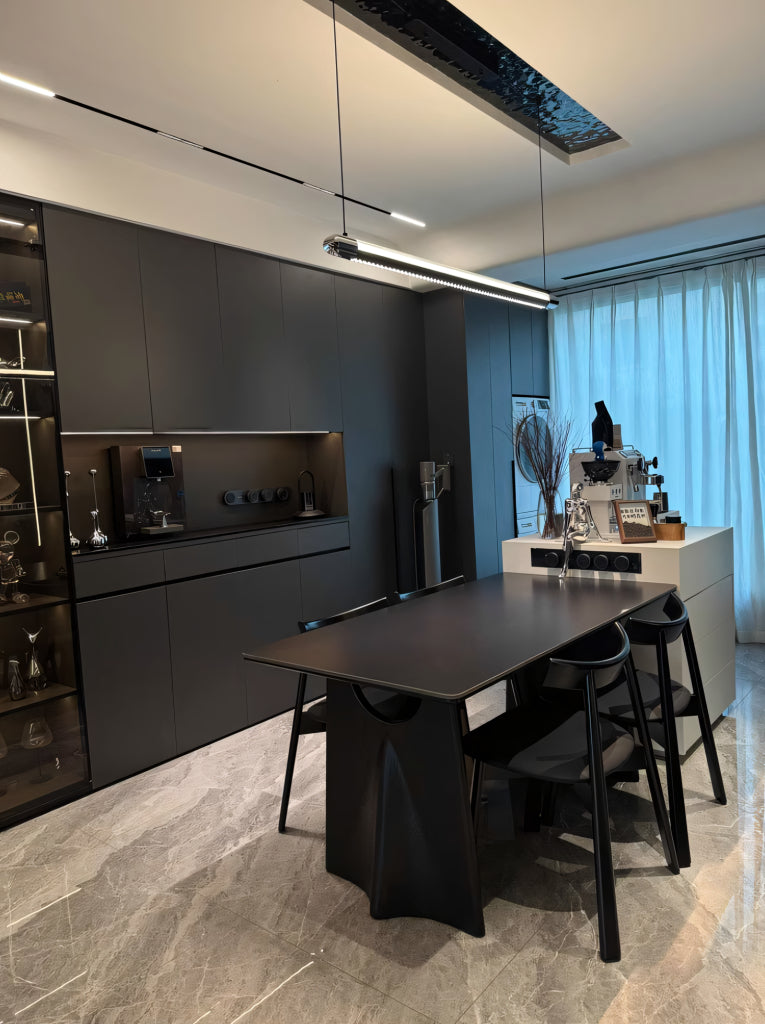 Yaleo  Sintered stone rectangular dining set