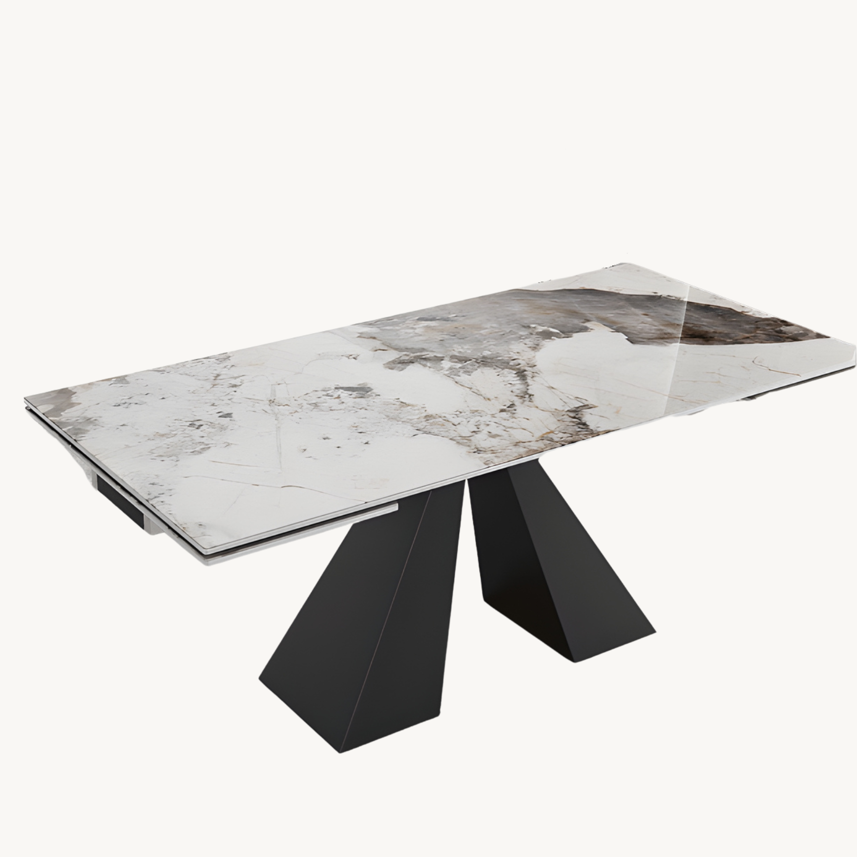 Insouge Extendable sintered stone dining table