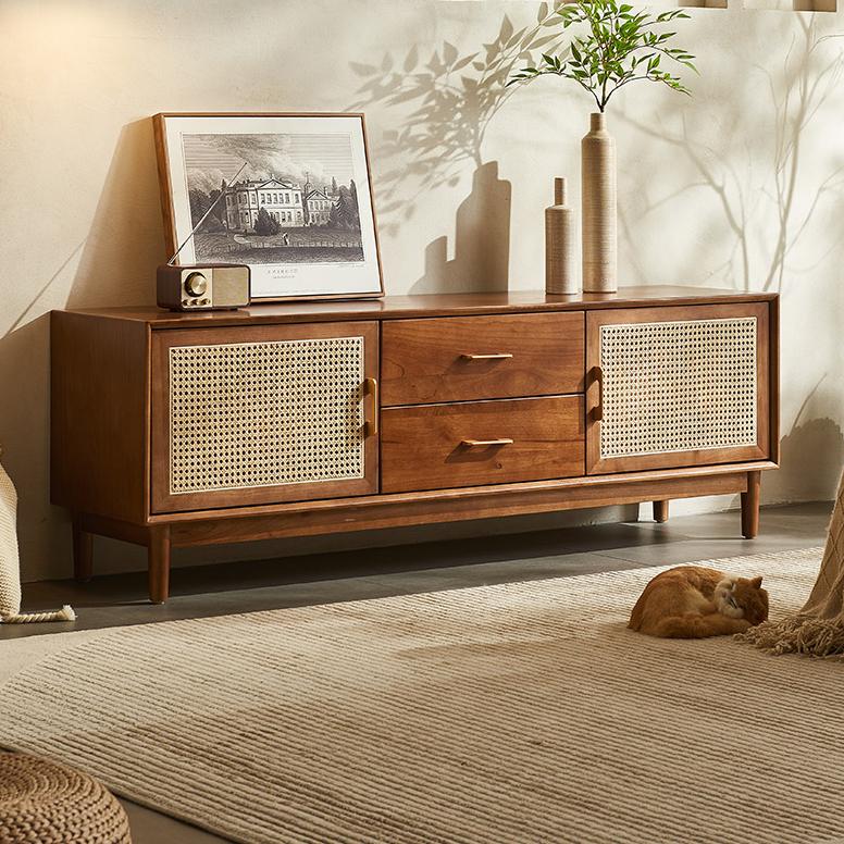 Altrix Solid wood TV cabinet