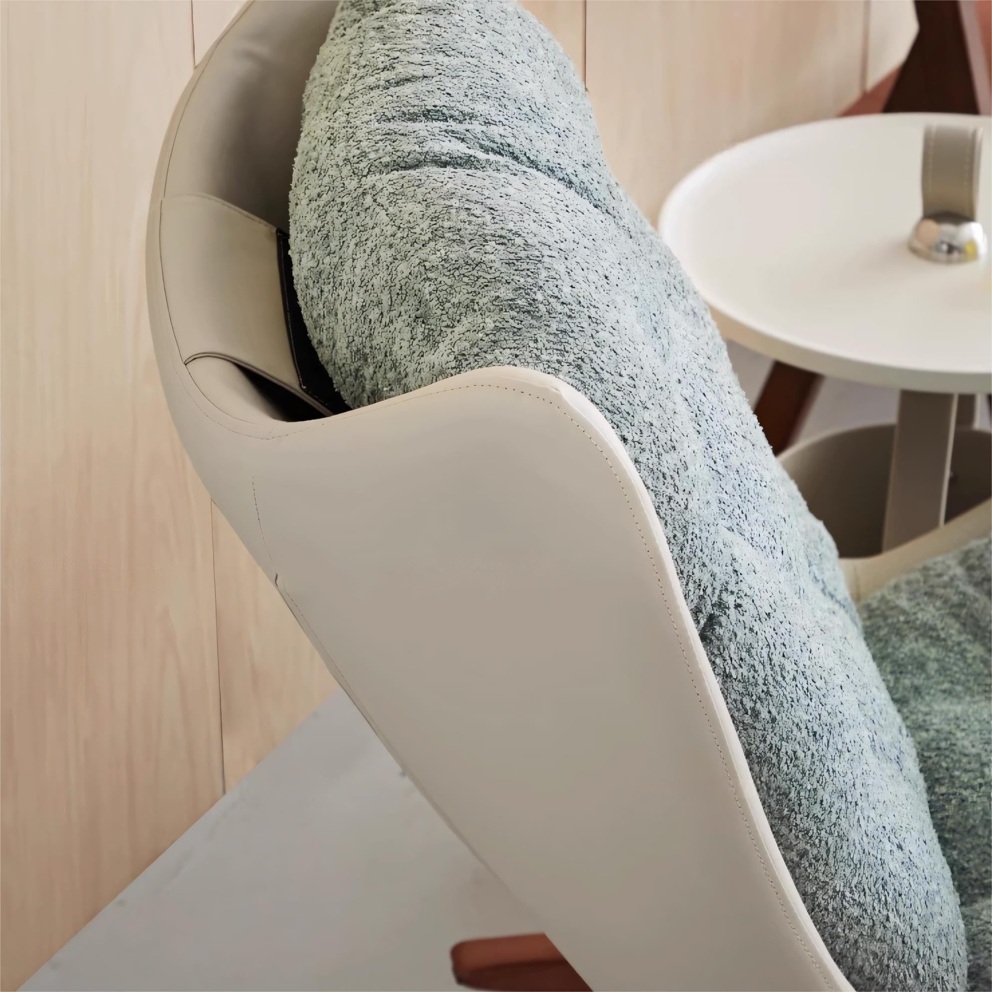 Itama Leather fabric rocking chair