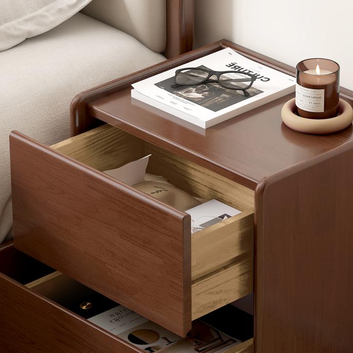 Biadra 2pcs solid wood nightstands-A