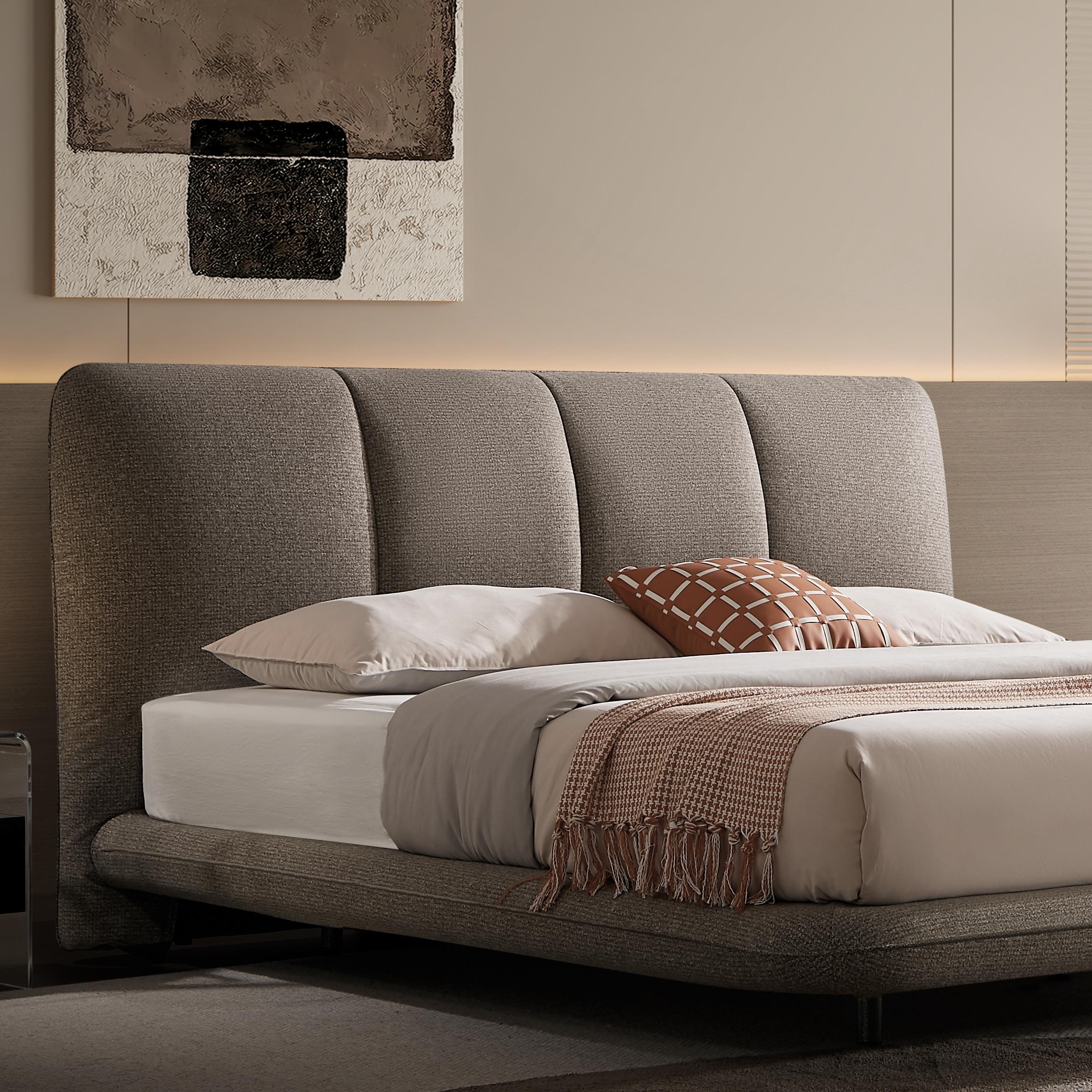 Besimo Fabric solid wood bed