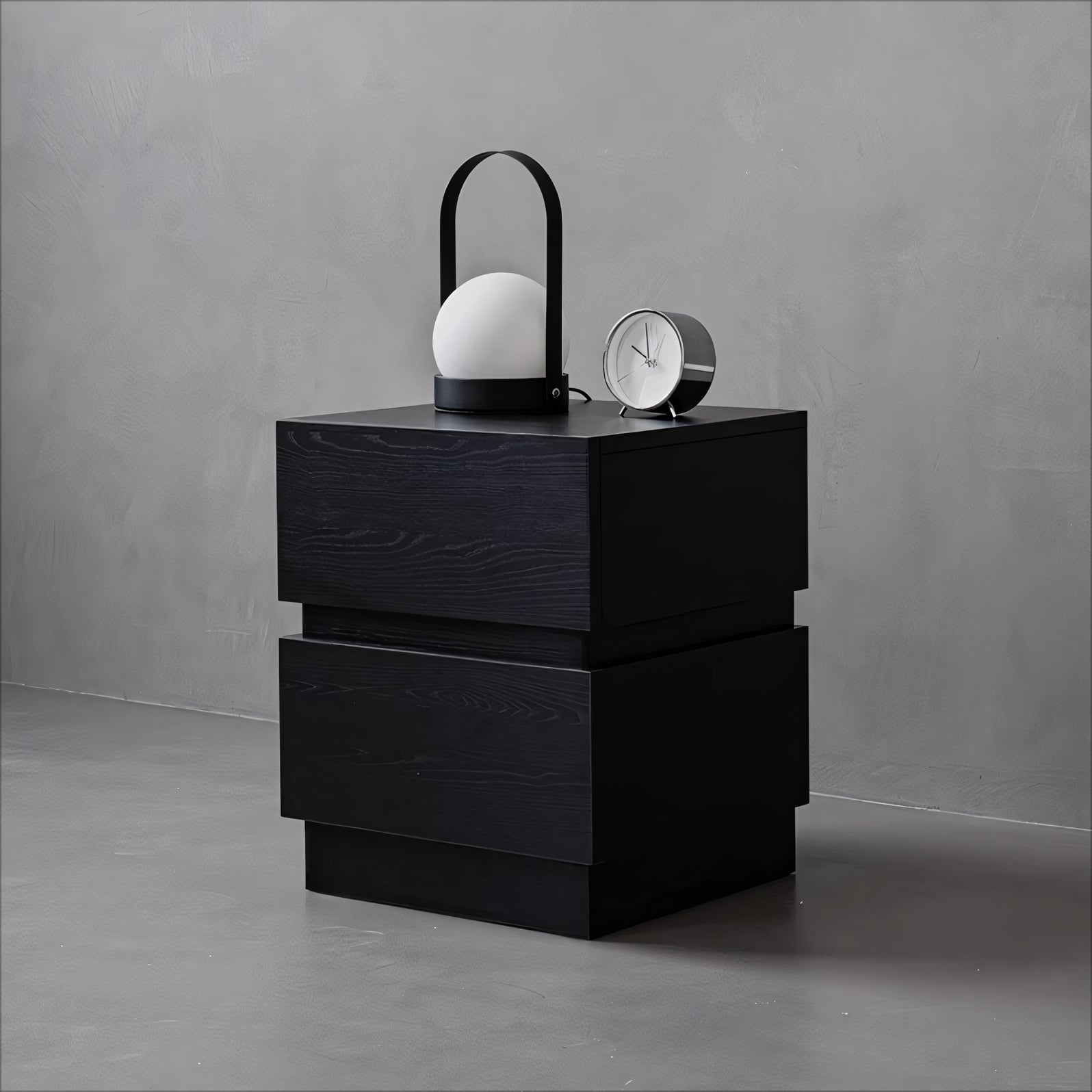 Fachic 2pcs minimalist nightstands-A