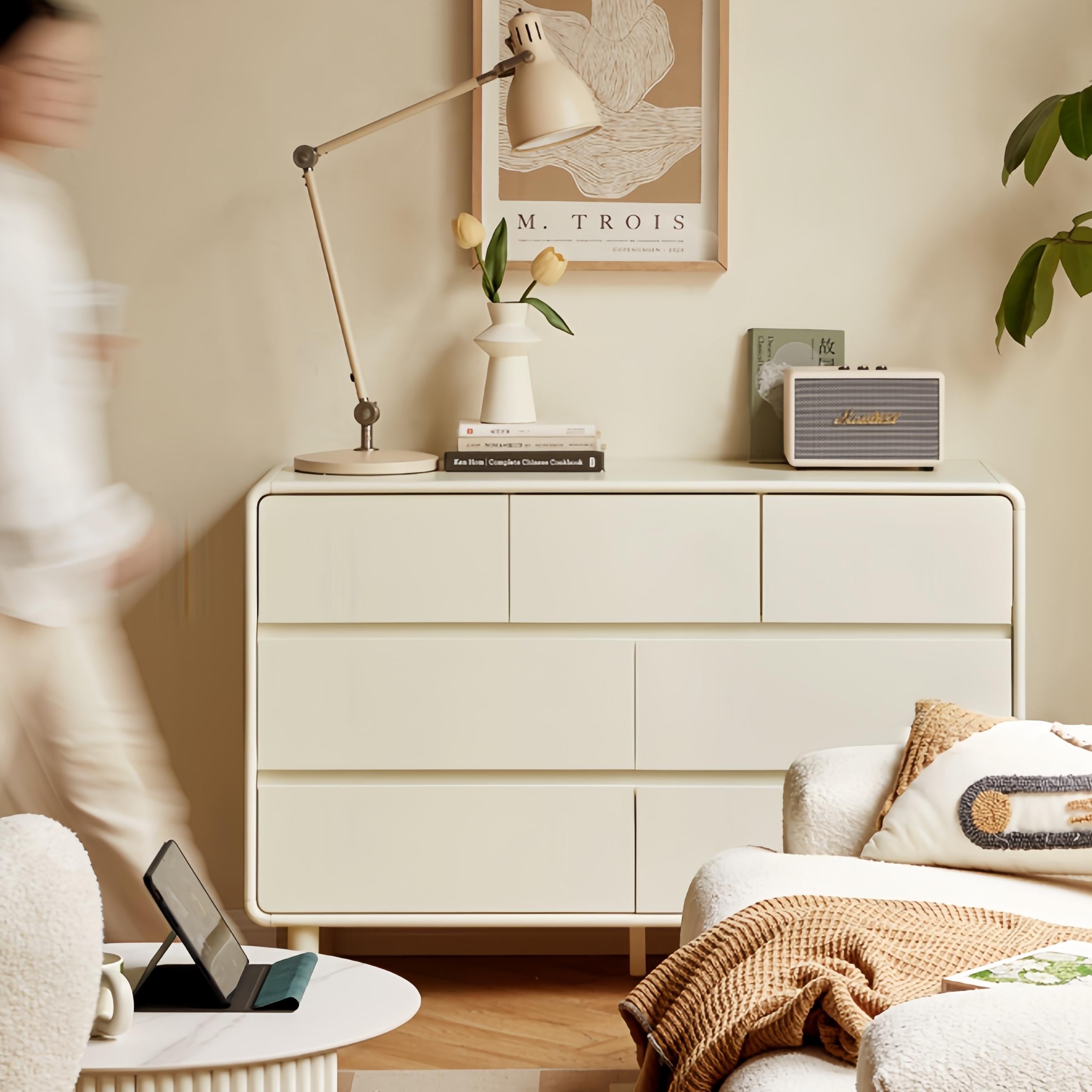 Galli Solid wood chest of drawers-A