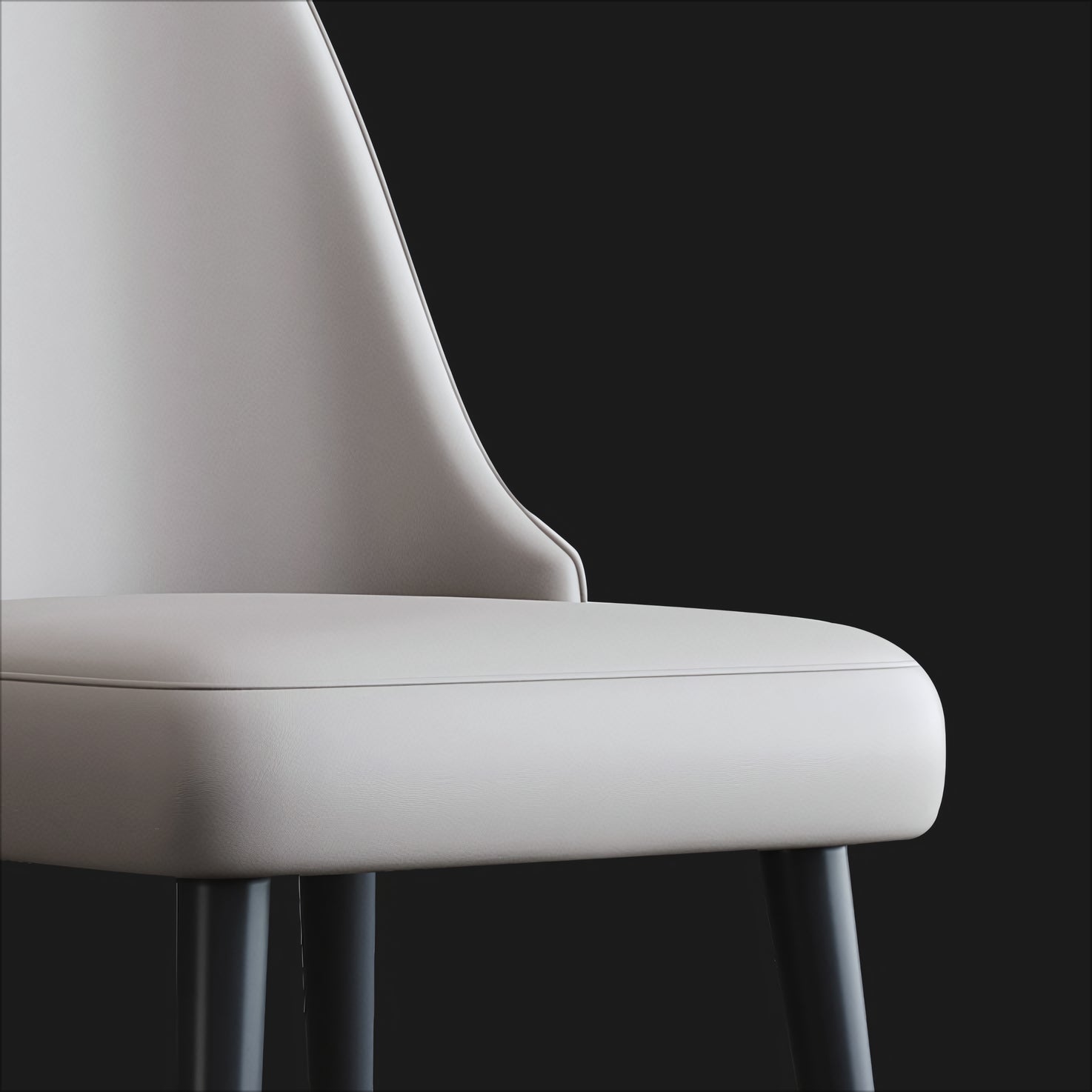 Amonza 2 pcs set-light luxury dining chairs-A