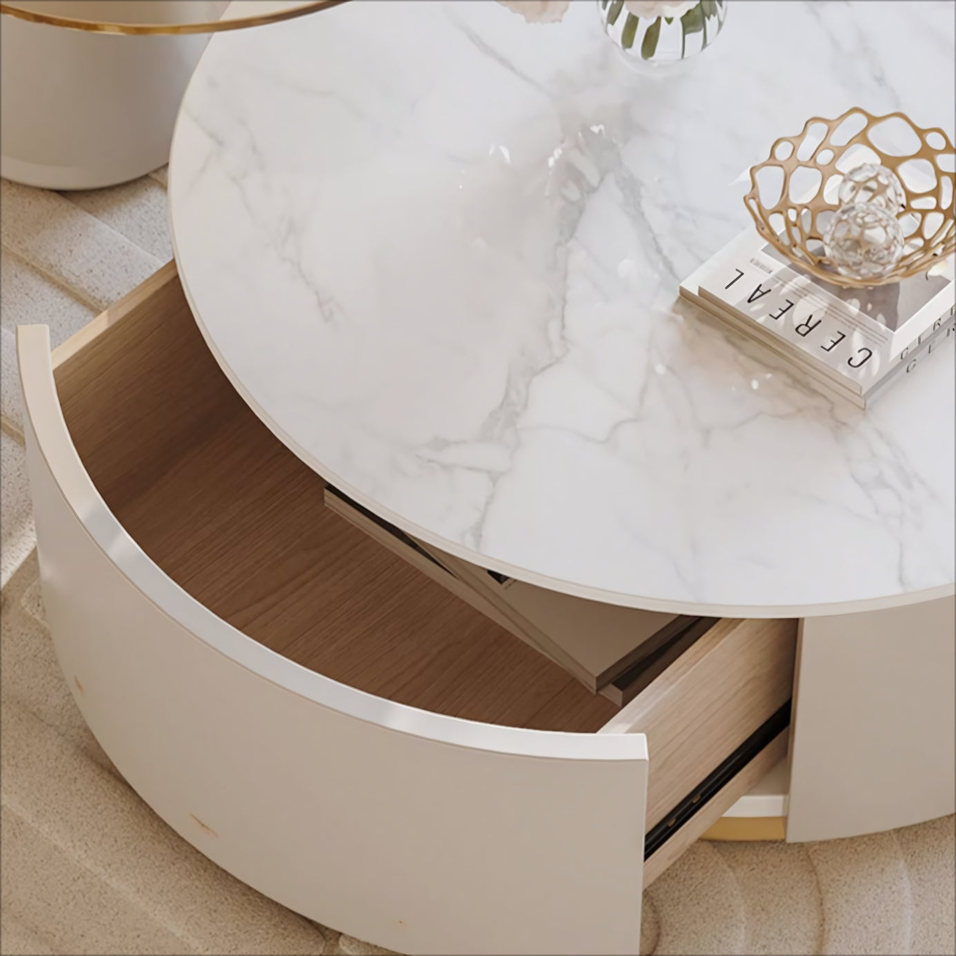 Desanis Sintered stone coffee table