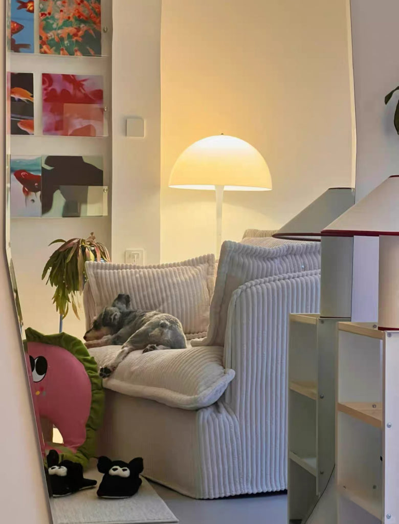 Elarem Washable fabric single sofa