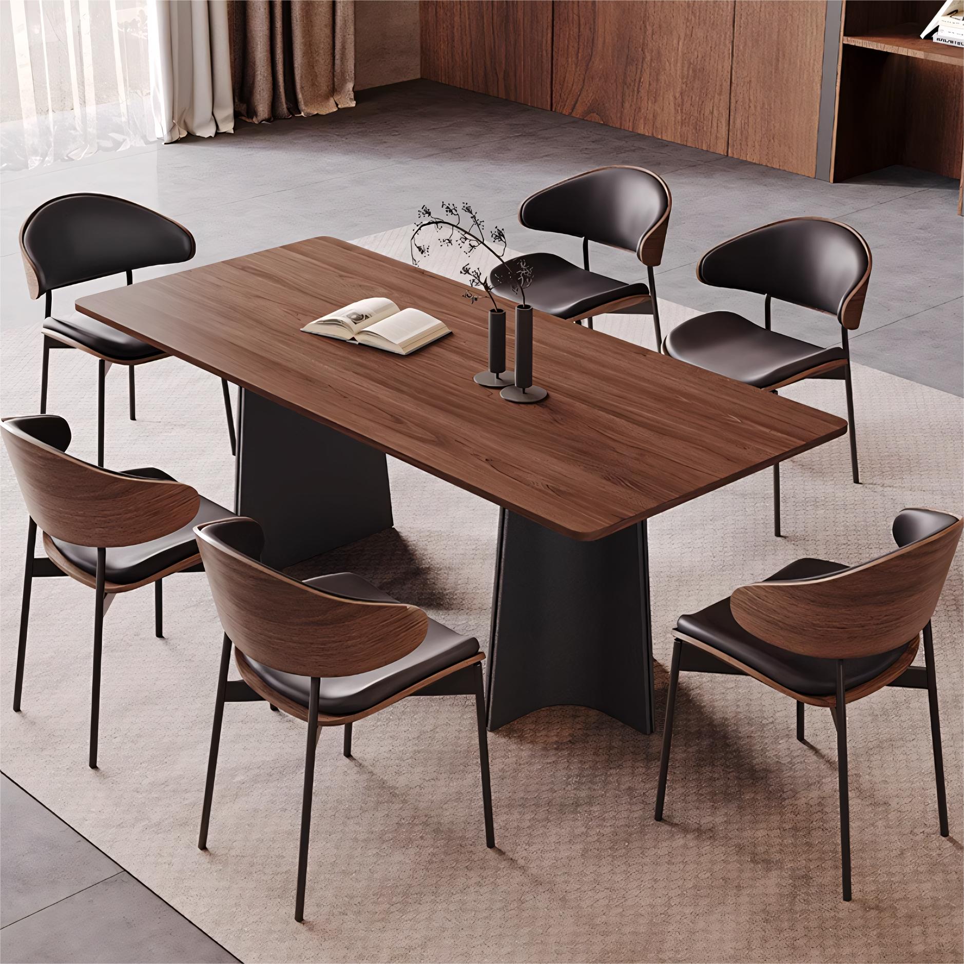 Solena Minimalist rectangular dining set