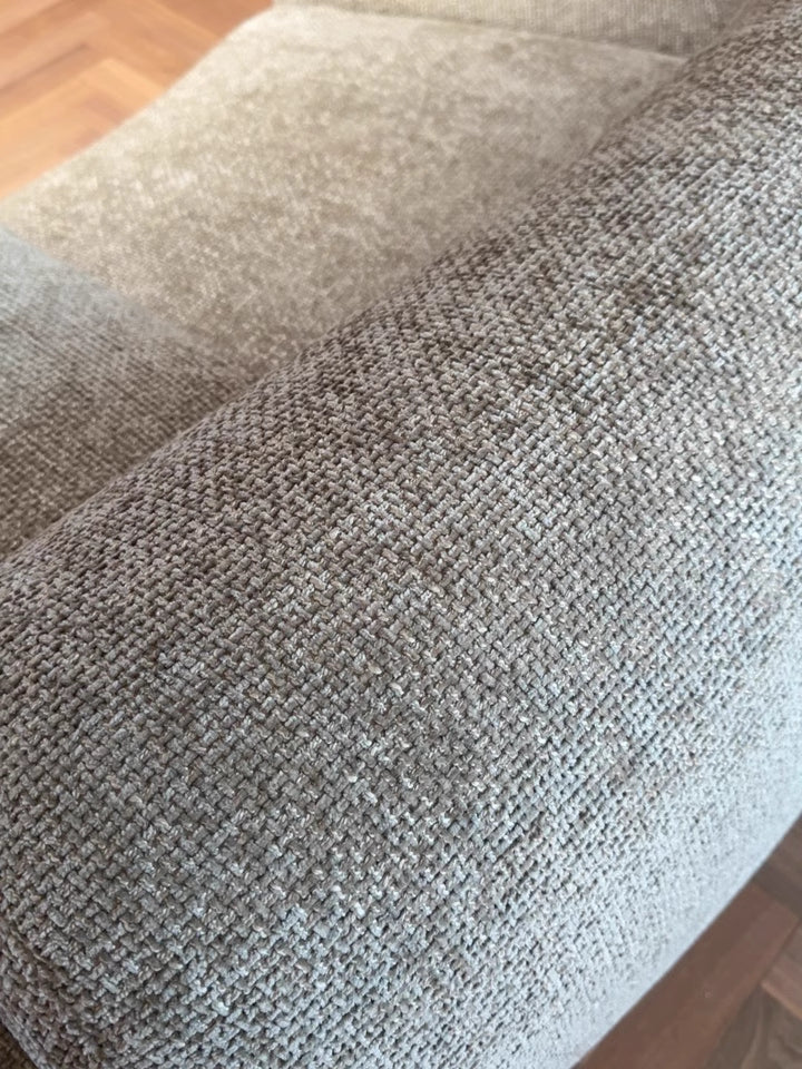 Vorki Fabric curved sofa-A