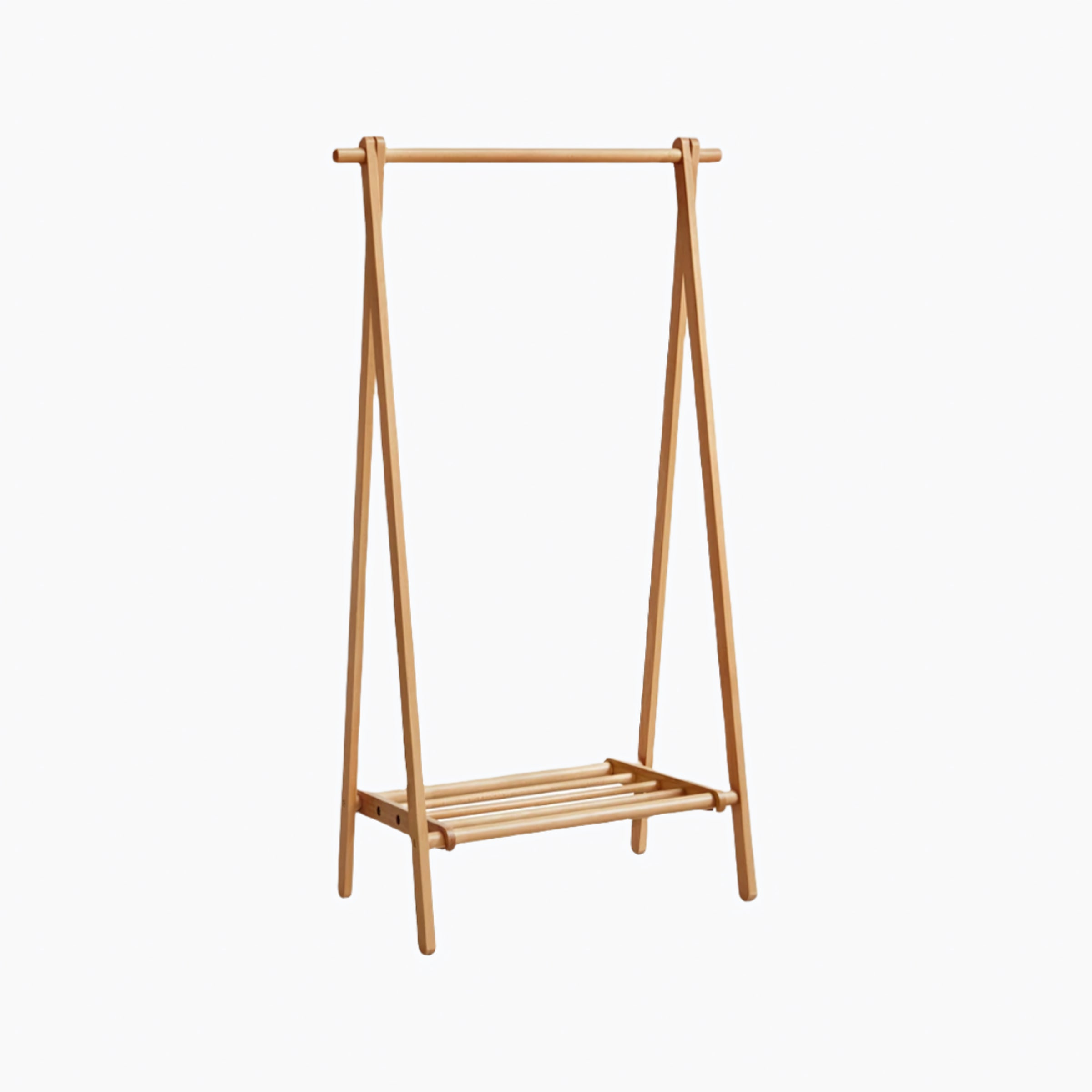 Axiso Solid wood folding clothes rack