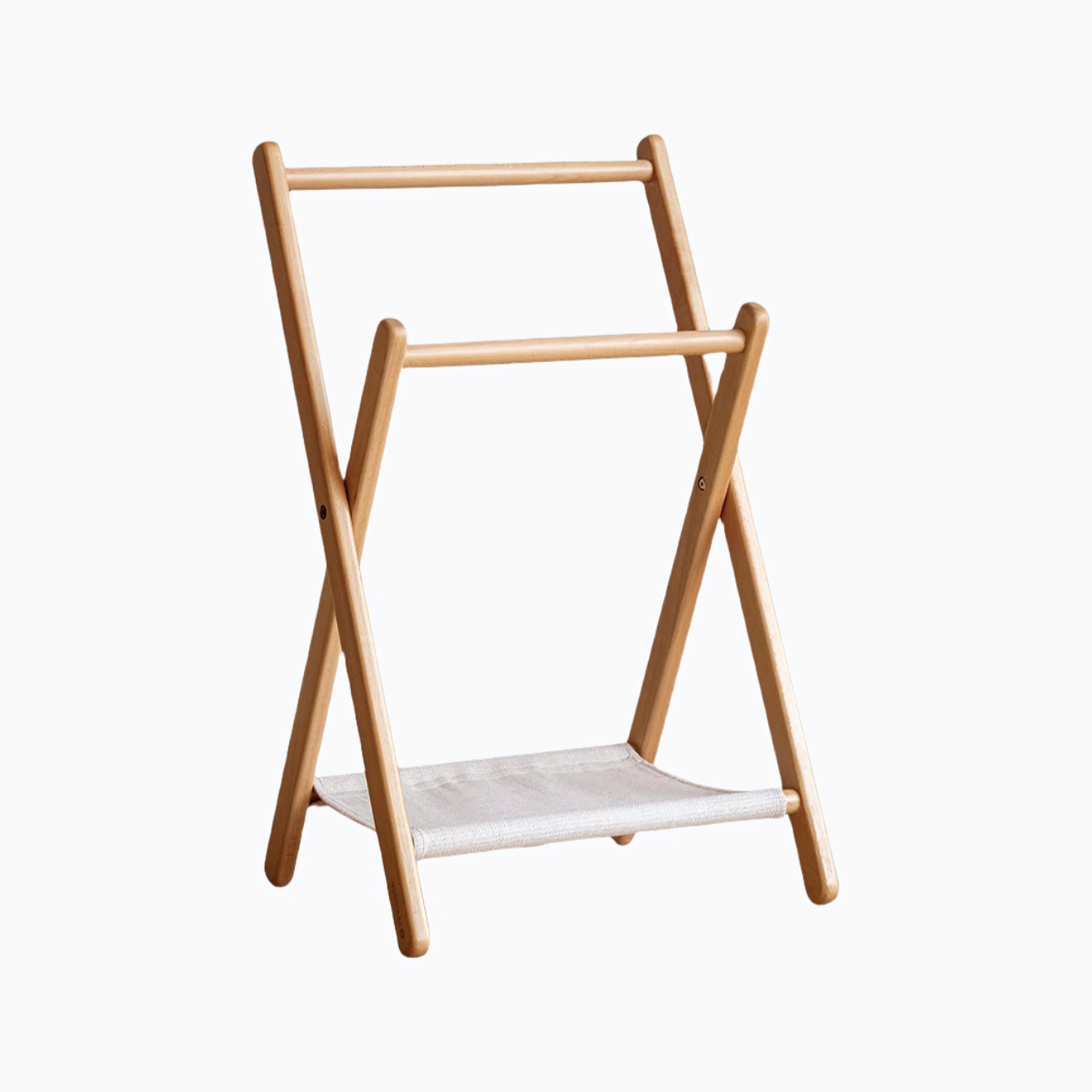 Irrax Solid wood folding clothes rack