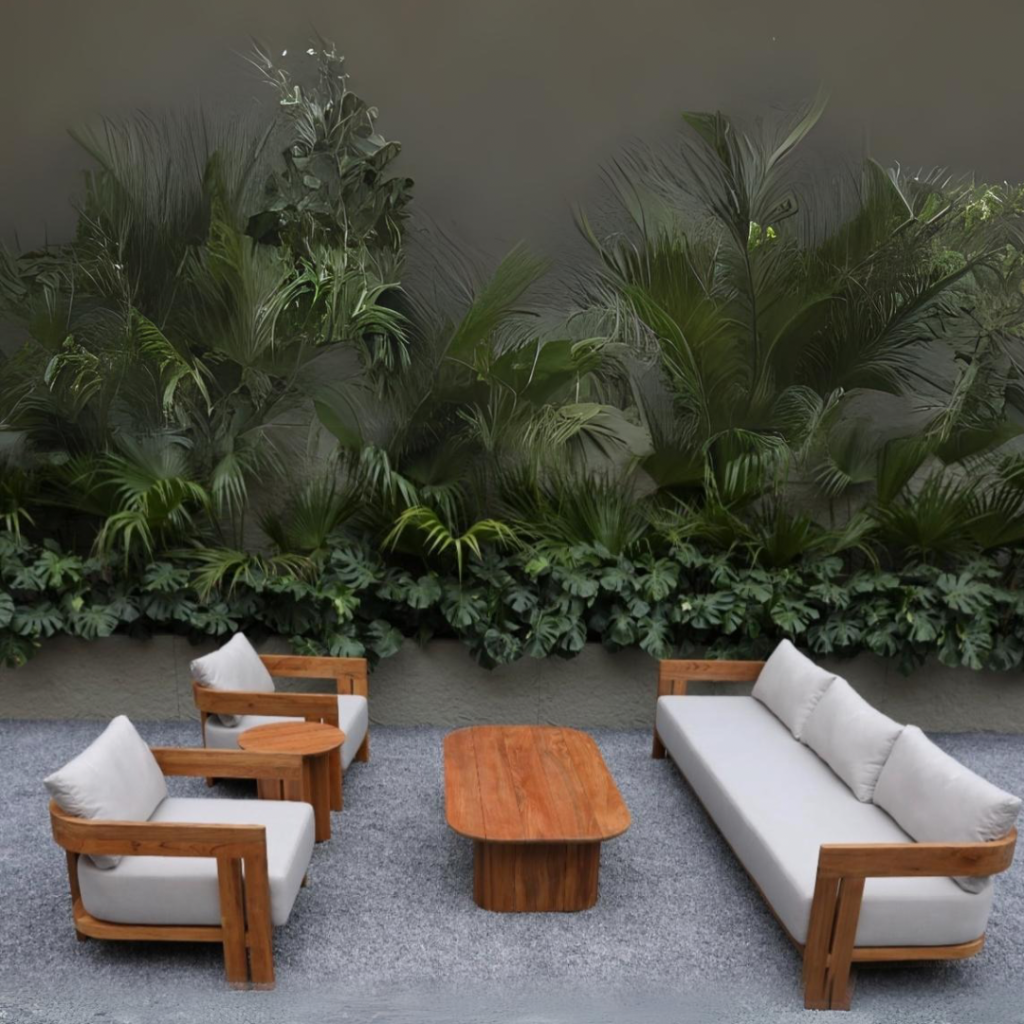 Xethoni Teak solid wood outdoor set