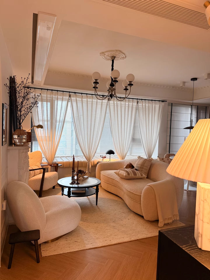 Oliea One-piece curved sofa