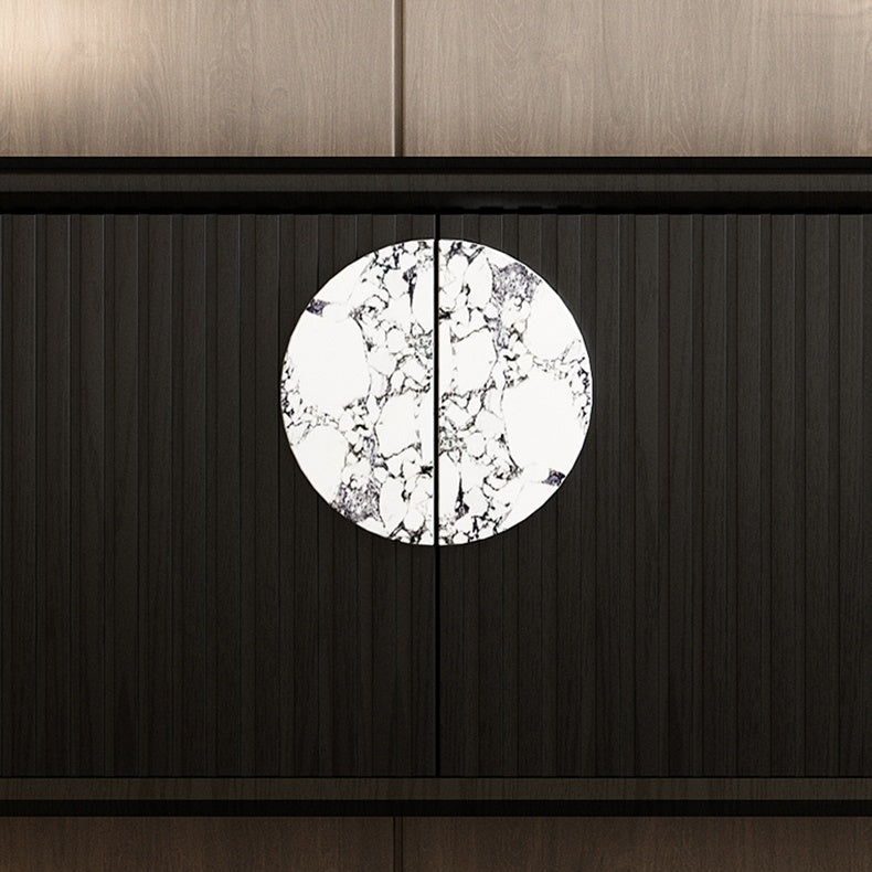 Melra Wooden marble sideboard-B