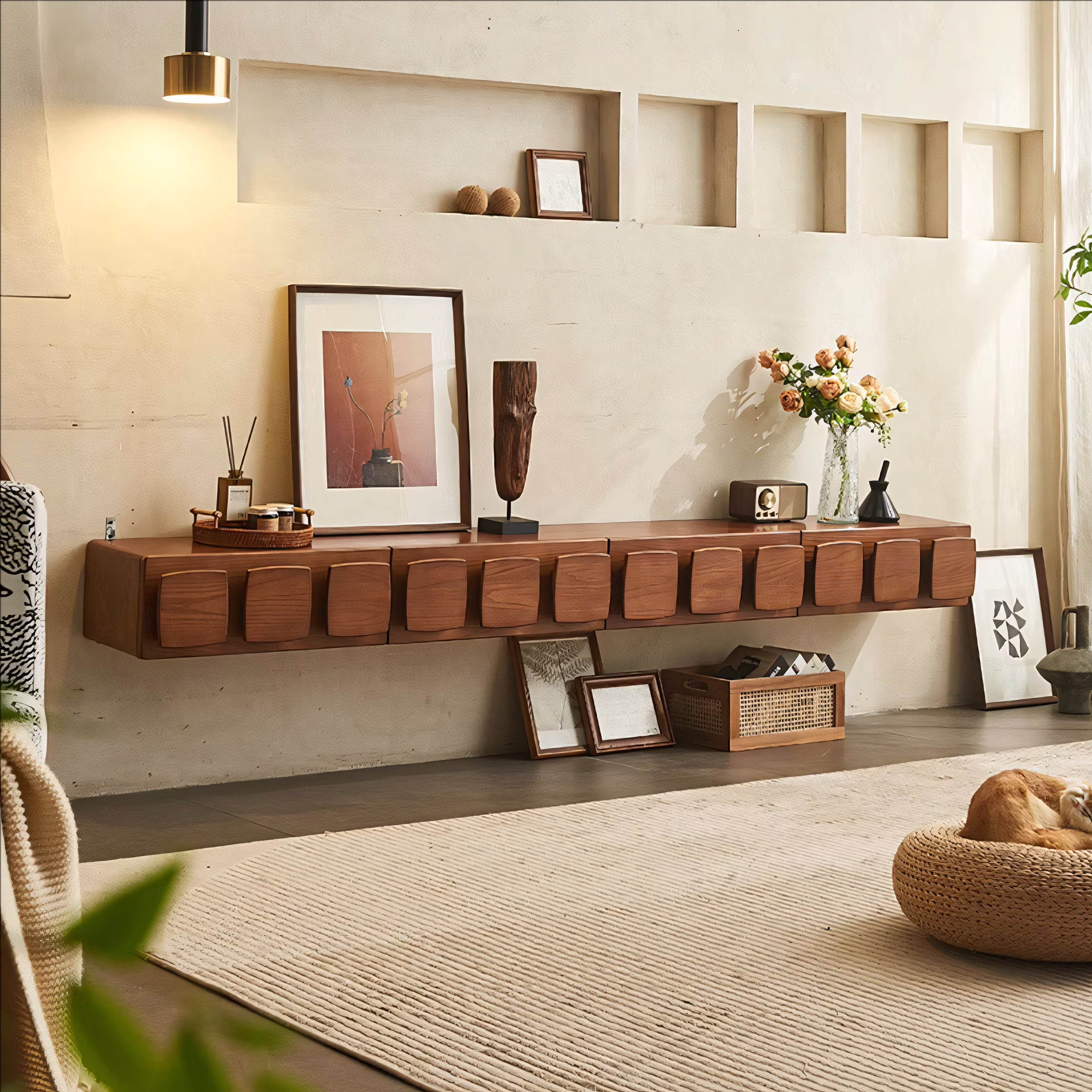 Dionx Solid wood TV cabinet