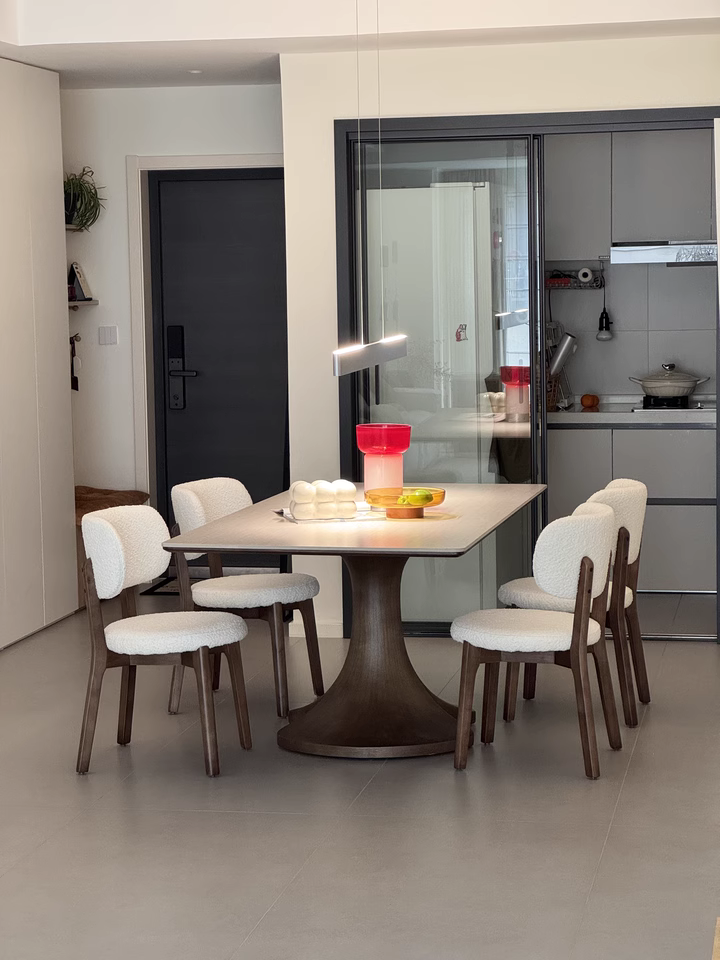 Avico Sintered stone rectangular dining set