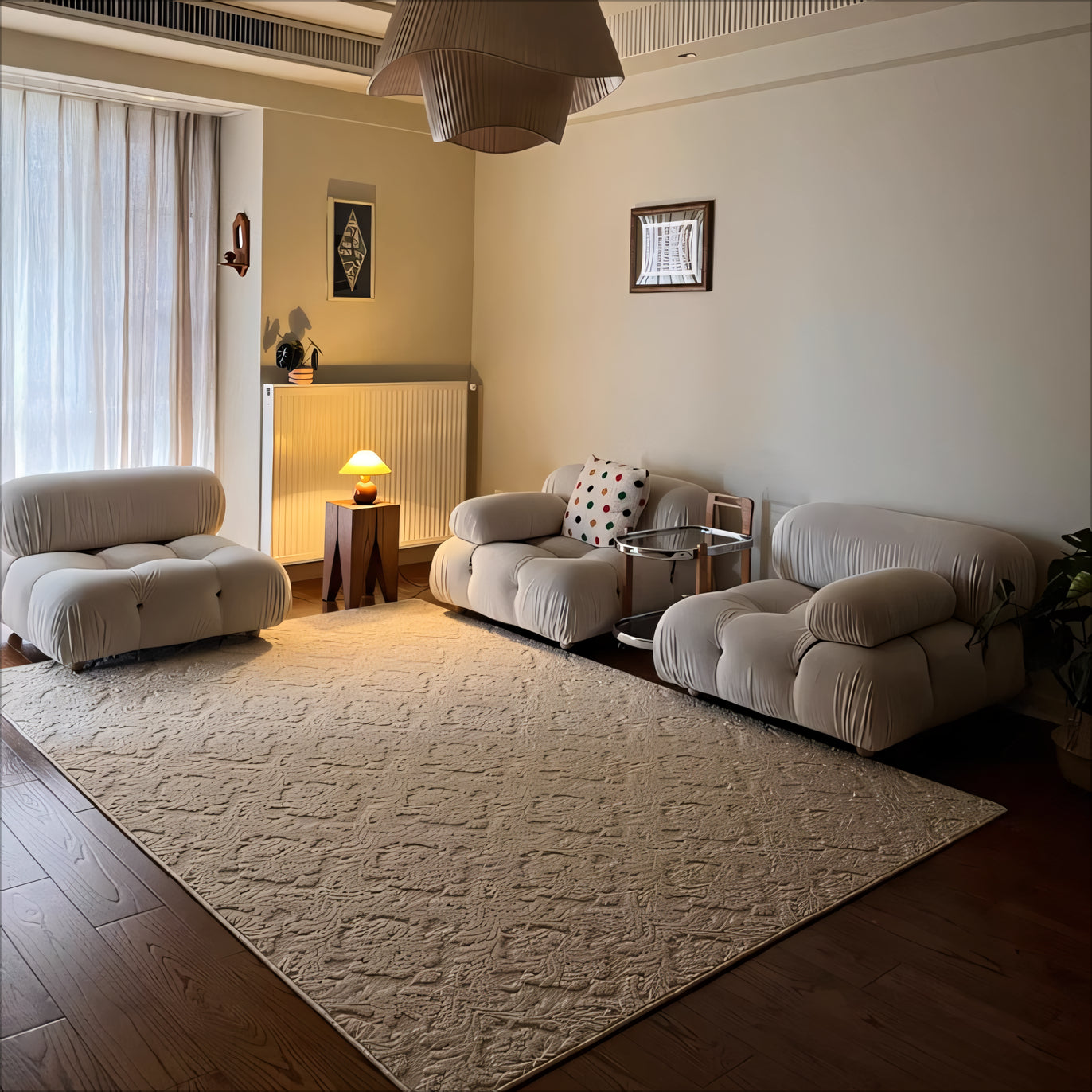 Honiara Natural seaweed fiber carpet rug