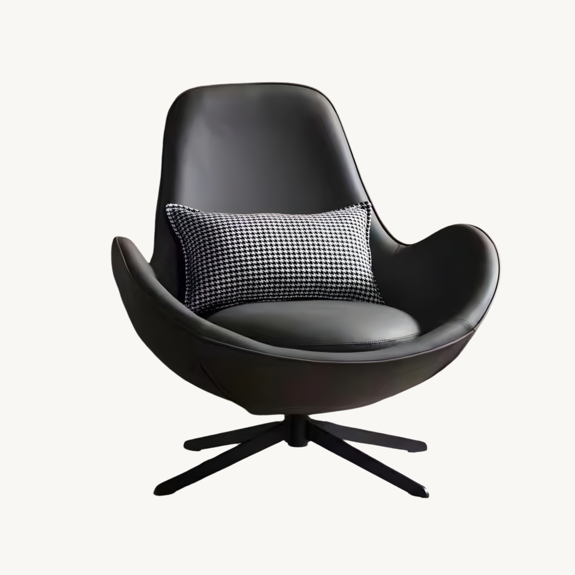 Filarine Leather accent chair