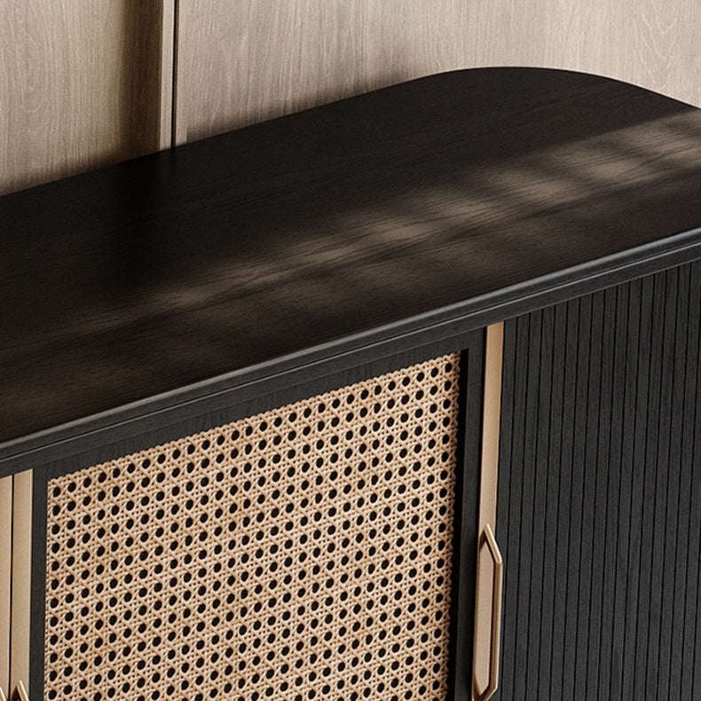 Faroli Natural rattan wooden sideboard