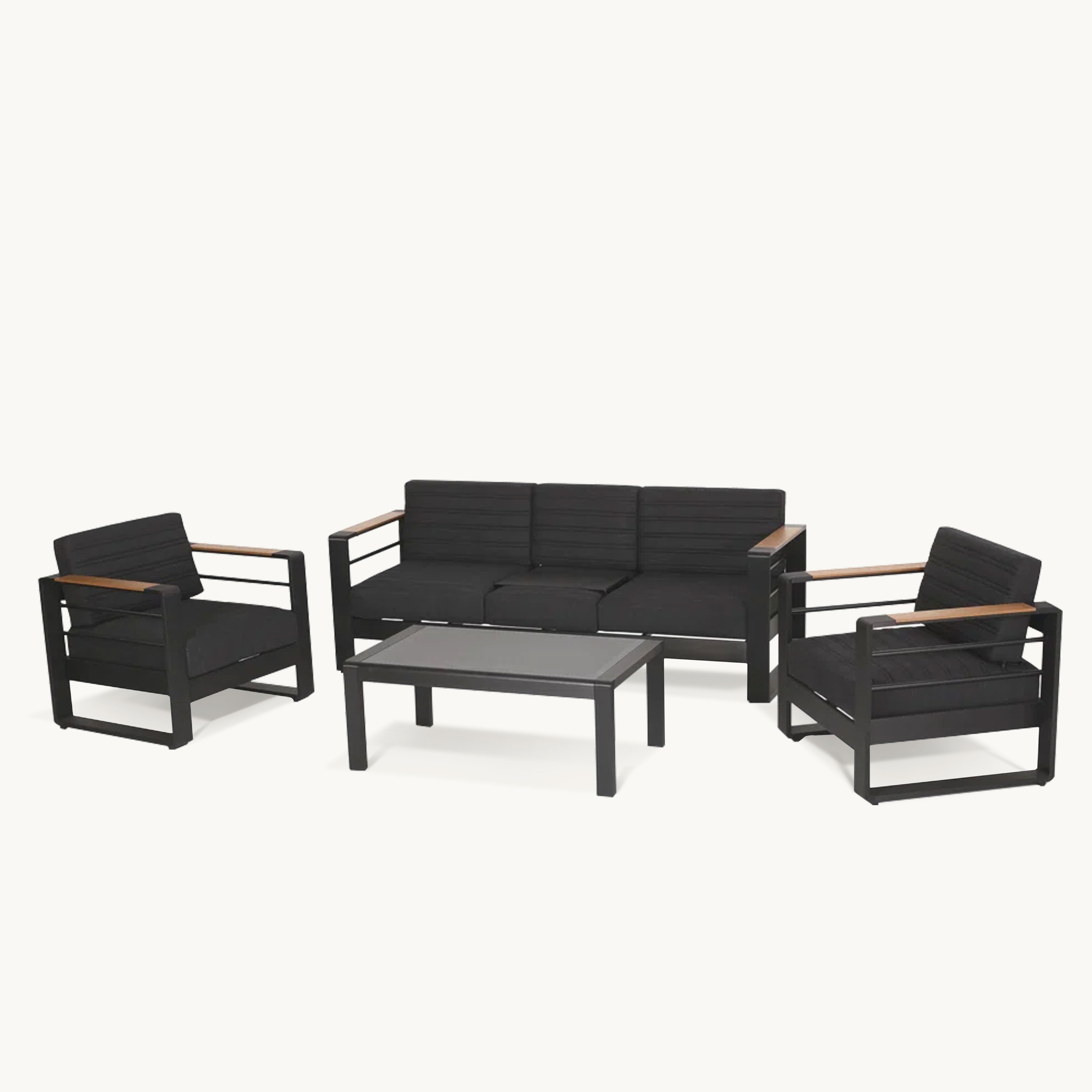 Tylan Aluminum alloy solid wood outdoor sets