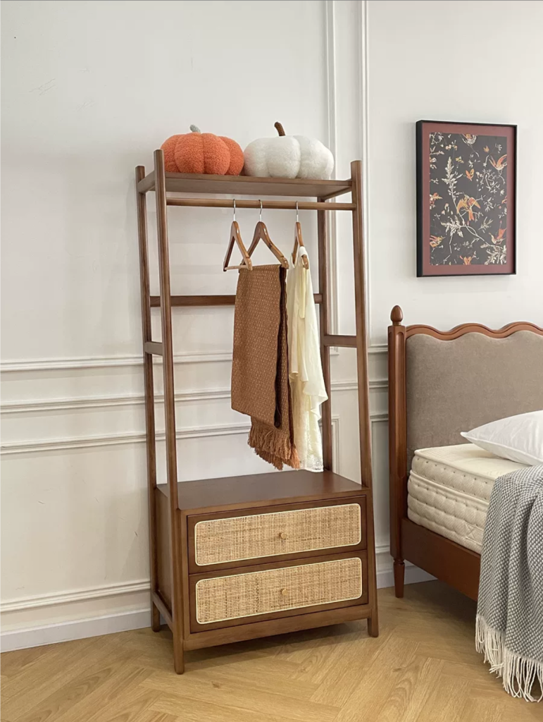 Dolaris coat rack with two drawers