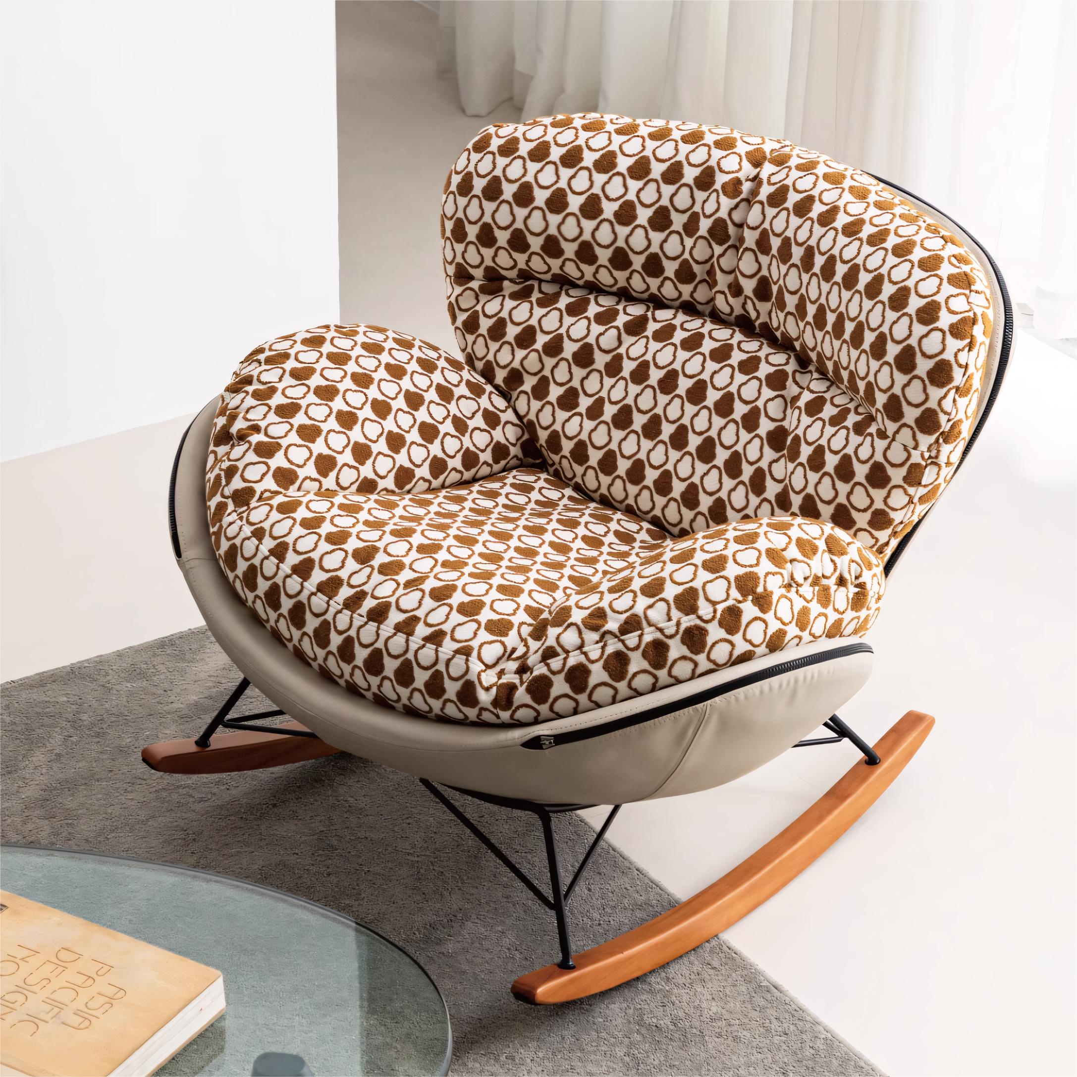 Amati Fabric rocking chair-B
