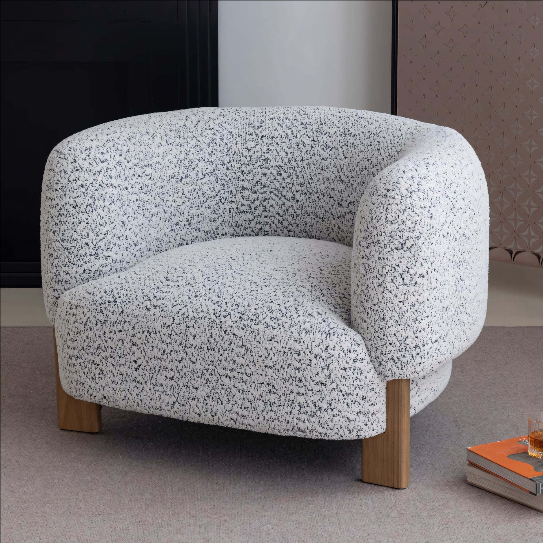 Vadra Fabric single sofa-B