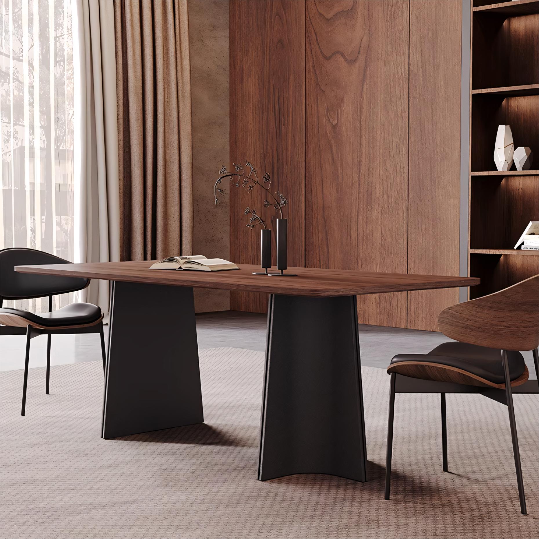 Solena Minimalist rectangular dining table