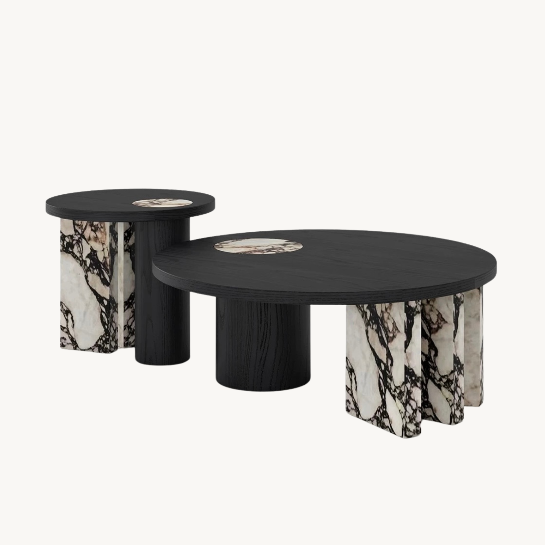 Resnova Modern coffee table side table set
