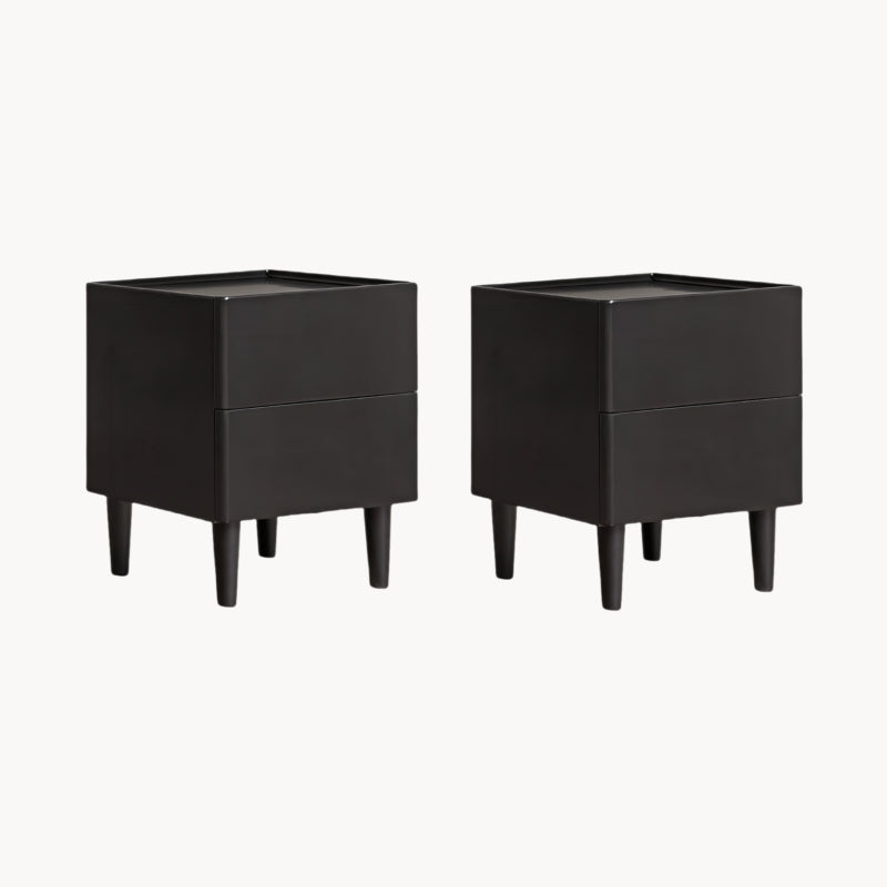 Cedarri 2pcs solid wood nightstands-A
