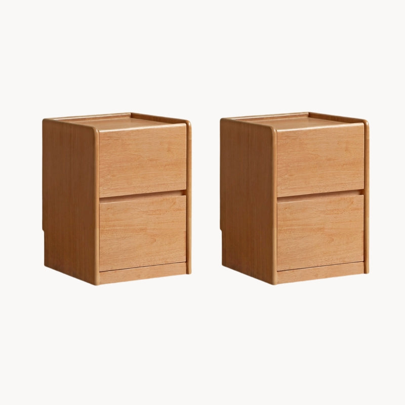 Biadra 2pcs solid wood nightstands