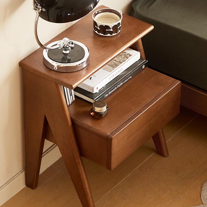 Jovra 2pcs solid wood nightstands