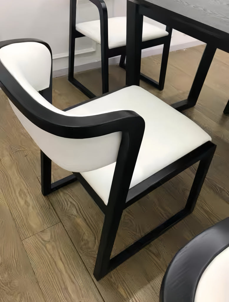 Feshale 2 pcs set-ash solid wood dining chair