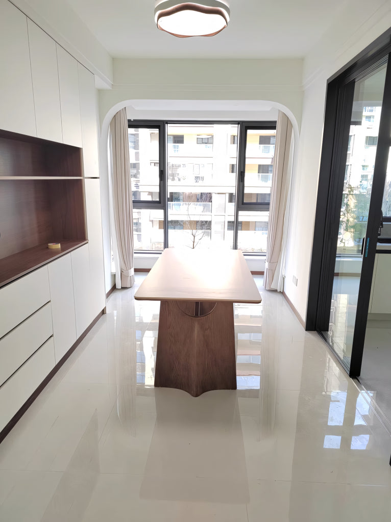 Yaleo Sintered stone rectangular dining set-A