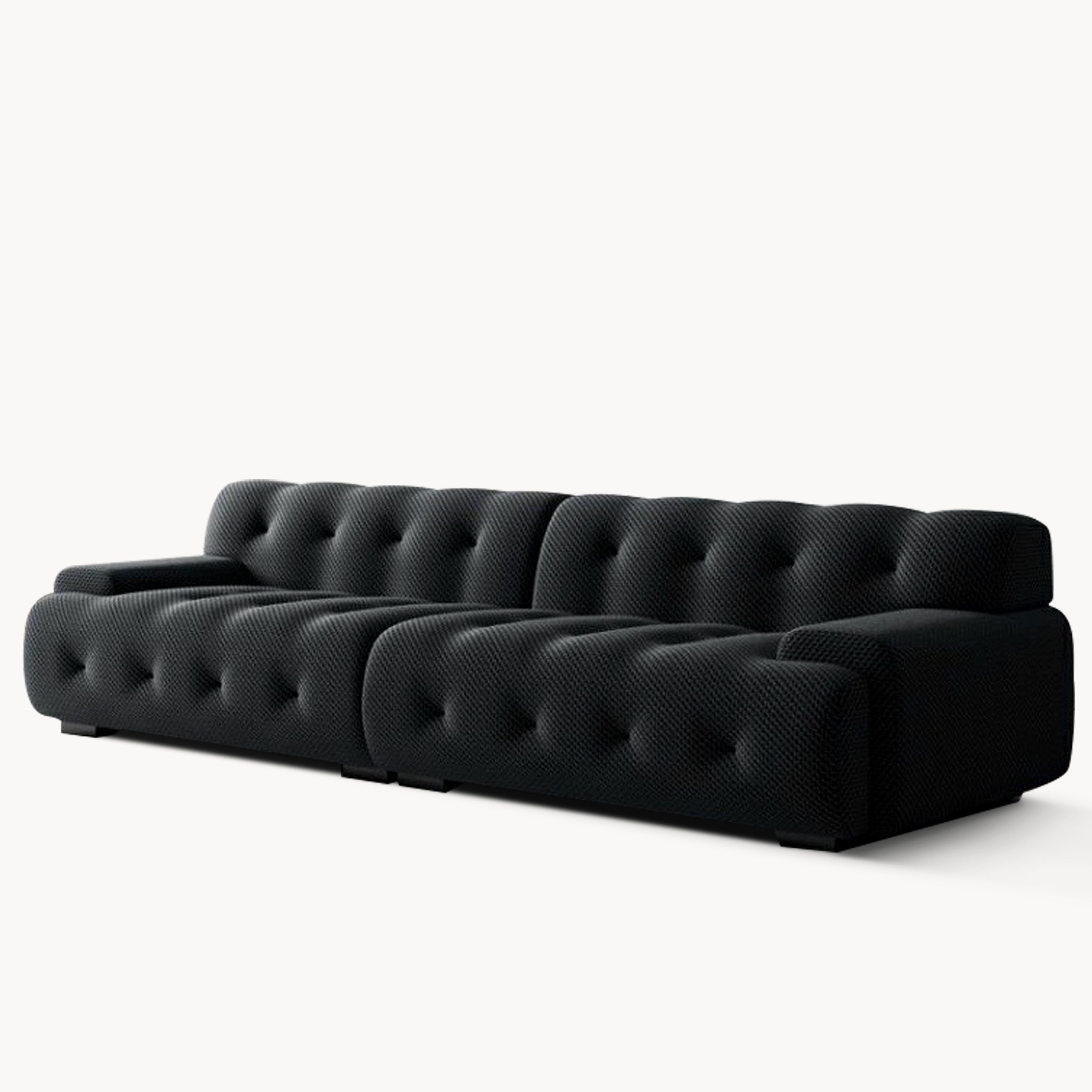 Ponirewa 3D stretch fabric straight sofa