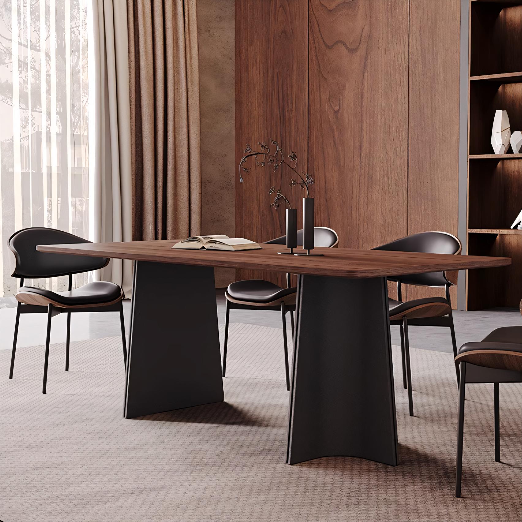 Solena Minimalist rectangular dining table