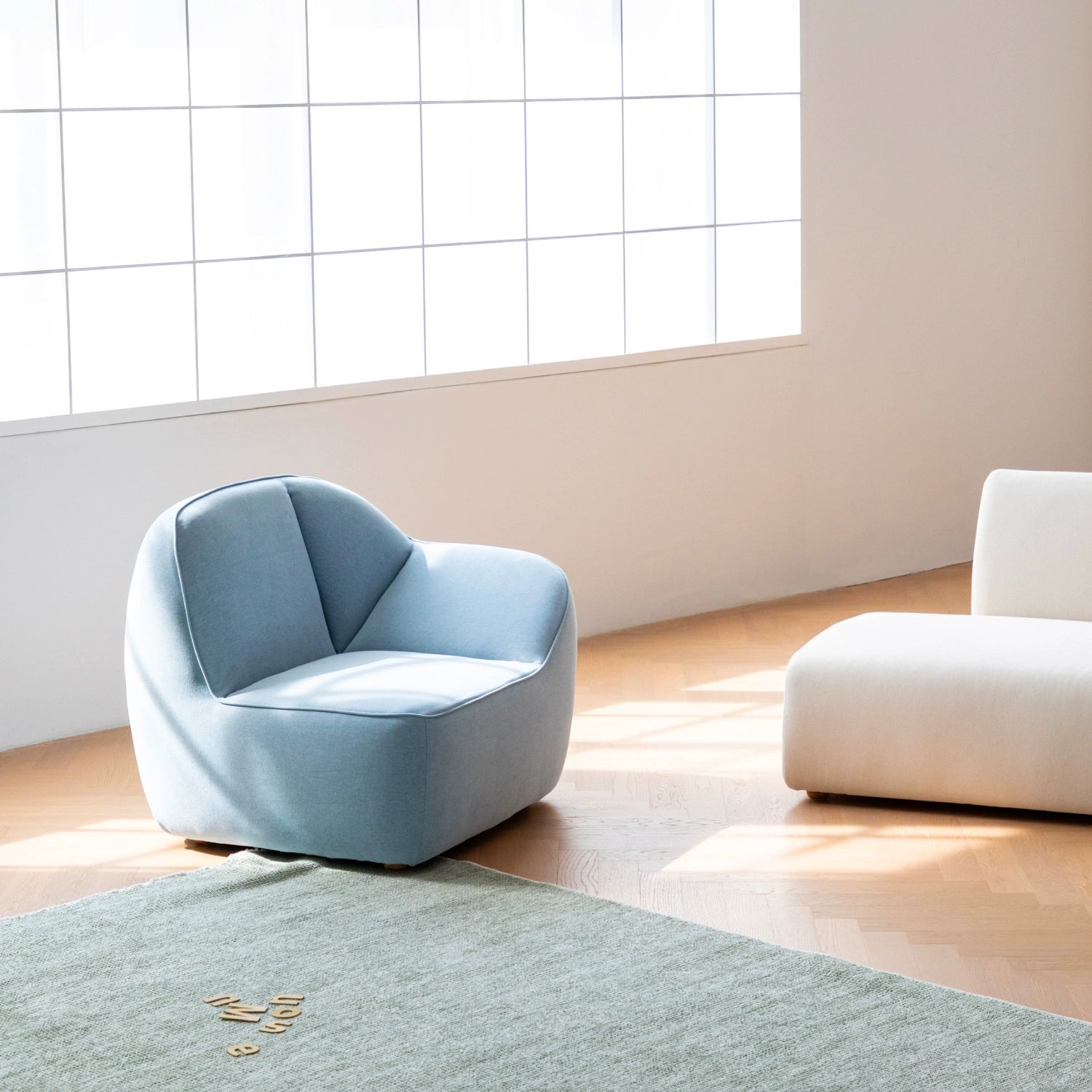 Zecir Fabric single sofa