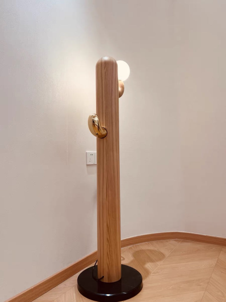 Siponie Solid wood cactus floor lamp-B